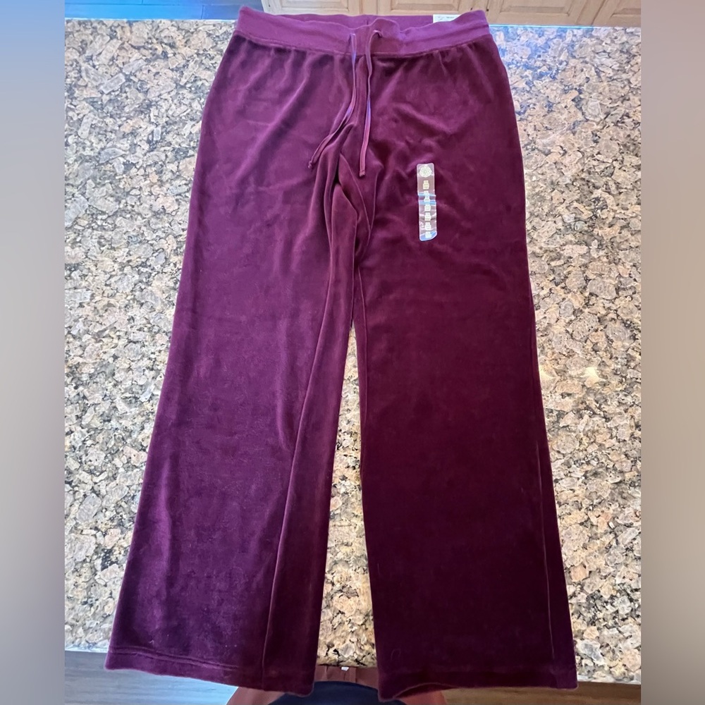 ☃️NWT Cotton Velour wide leg pants